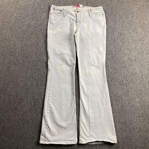 Vintage Anchor Blue Jeans Women's Size 13 Flared Light Wash Y2K‎ USA Bleached